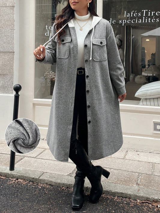 Veste en laine sz2407031371588140 SHEIN