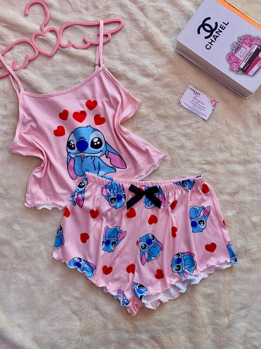 Pyjama d'été short Y-1004