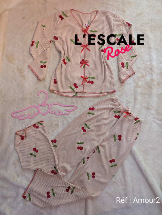 Pyjama d'hiver Amour2