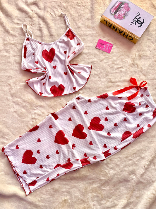 Pyjama d'été Coeur 02