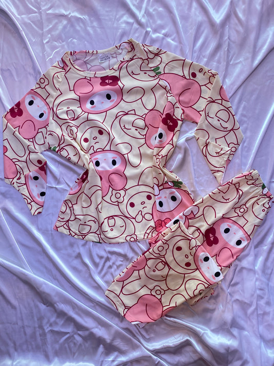 Pyjama d'hiver lapin