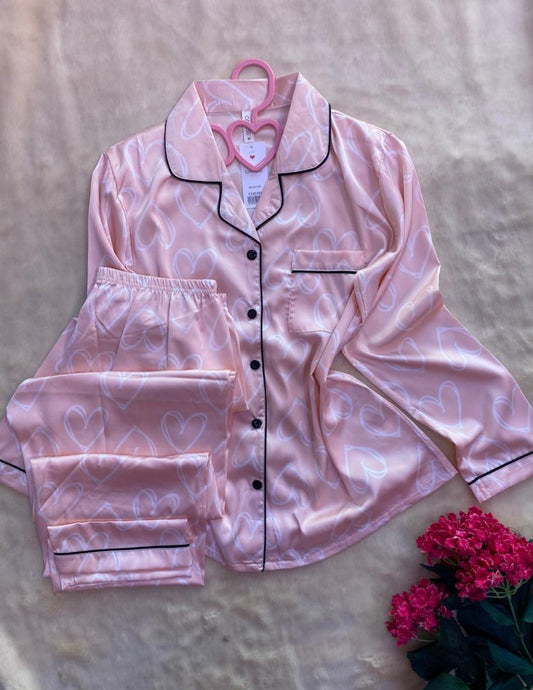 Pyjamas en satin CH038