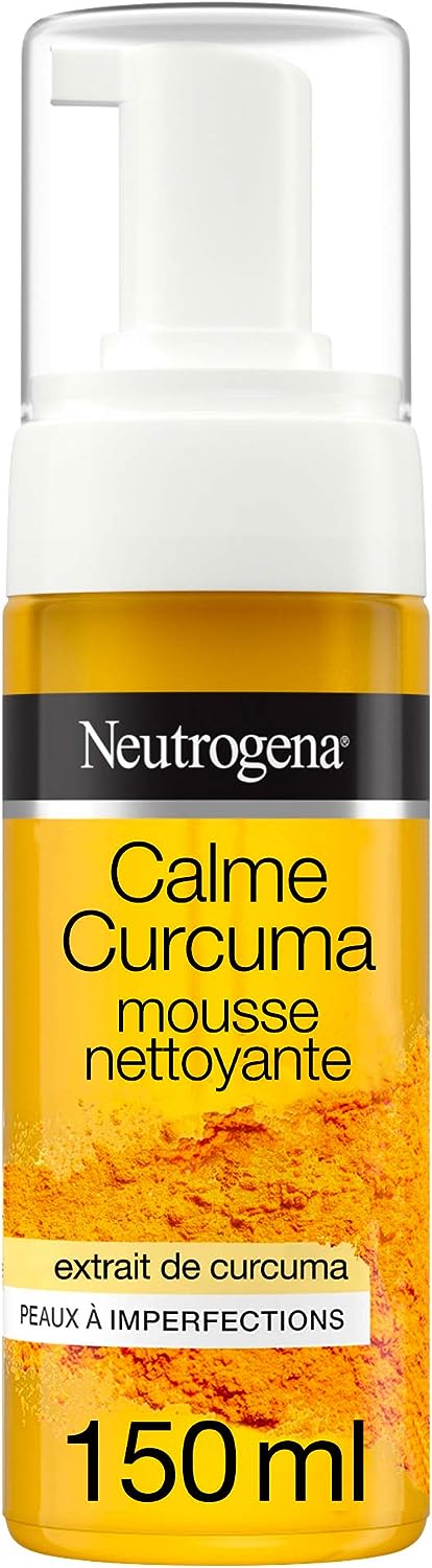 Neutrogena Nettoyante Mousse, Calme Curcuma pour Peaux a Imperfections