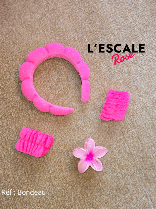 Set bondeau de lavage de visage ( 3 pieces )
