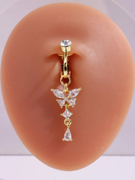 Faux Piercing Anneau Nombril