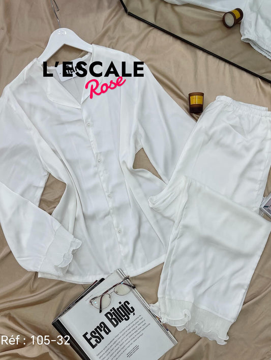 Pyjamas en satin 105-32