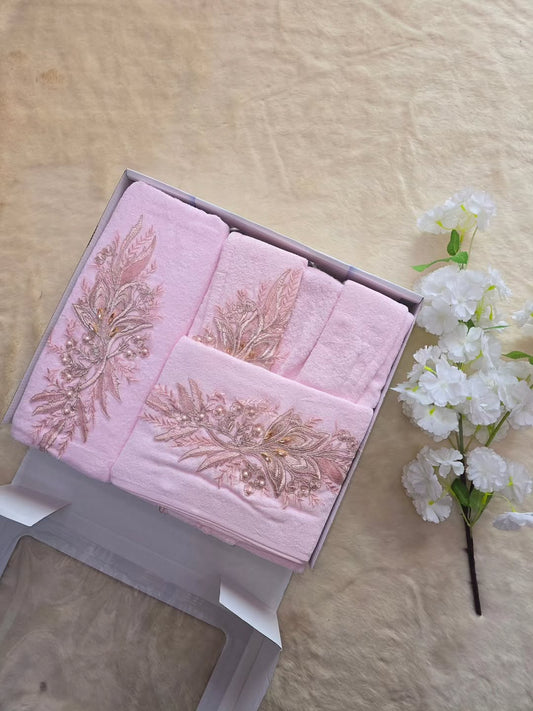 Ensemble de Serviette Floraux