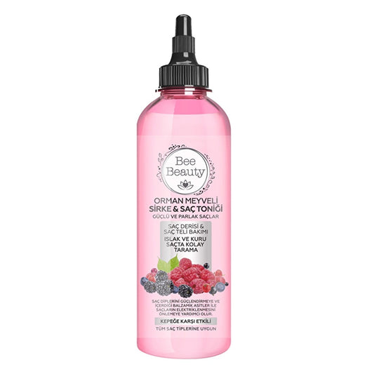 tonique capillaire au vinaigre et aux fruits des bois Bee Beauty (400 ml)