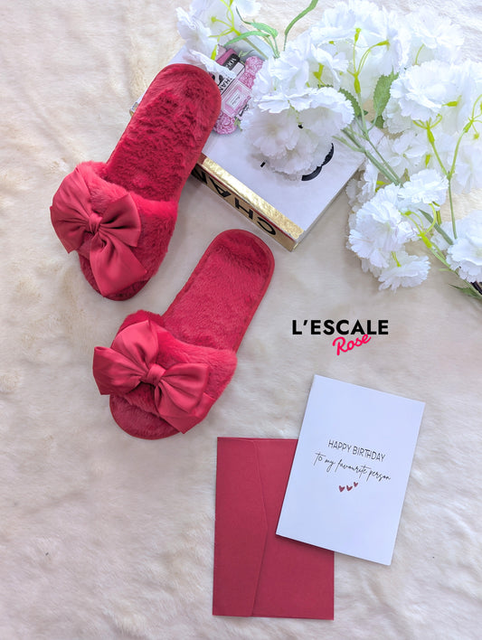 Pantoufles Rouge shein
