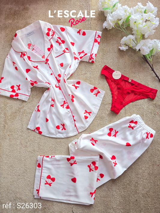 Pyjamas en satin S26303