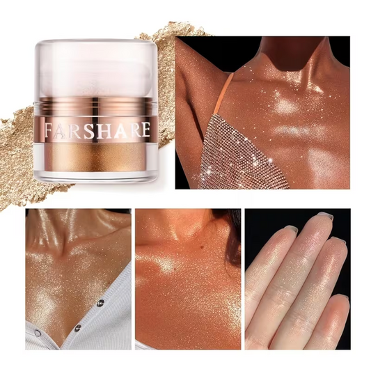 Poudre Snow Glitter pour le corps et le visage