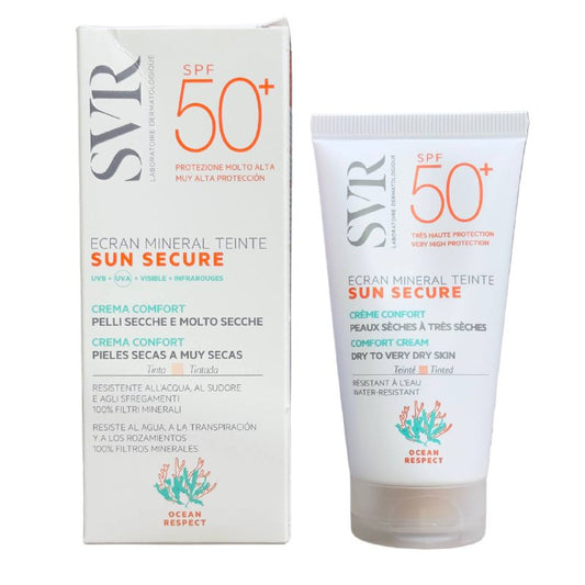 Svr Sun secure ecran mineral teinte spf