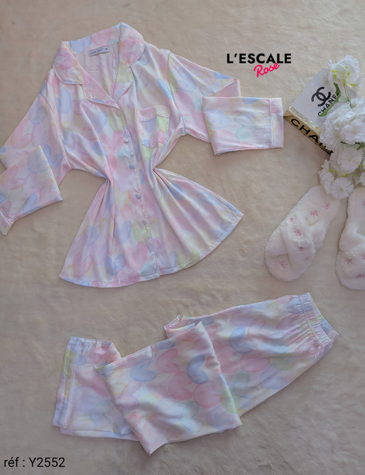 Pyjamas en satin Y2552