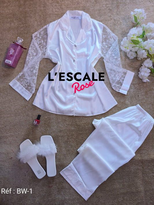 Pyjamas en satin BW-1
