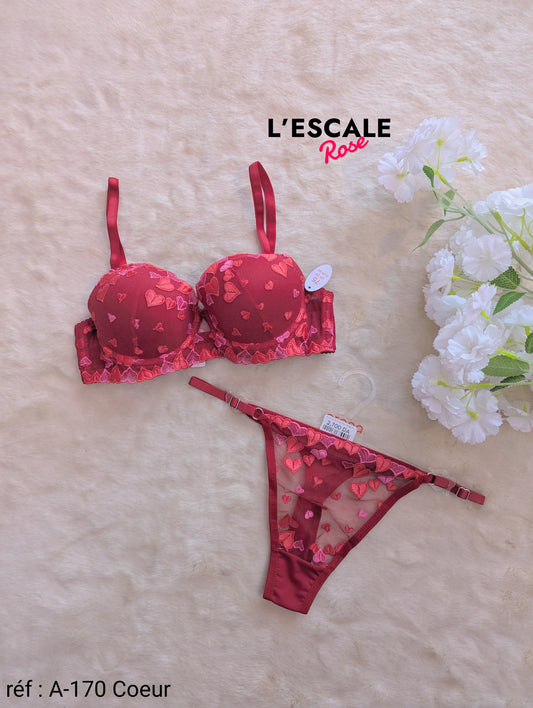 Ensemble 2 Ps A-170 Coeur