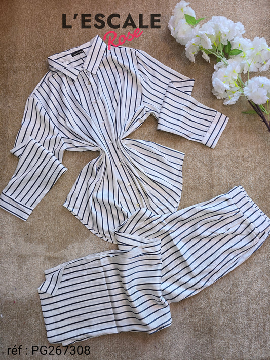 Pyjamas en satin PG267308