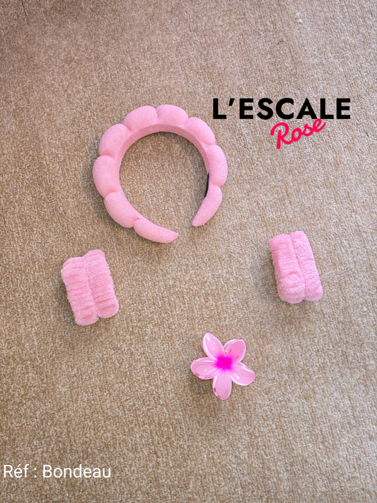 Set bondeau de lavage de visage ( 3 pieces )