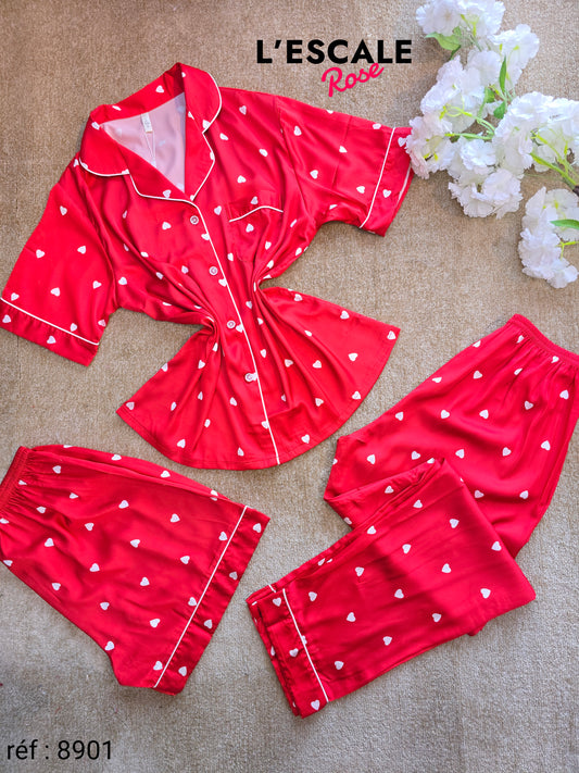 Pyjama d'été 3 Ps 8901