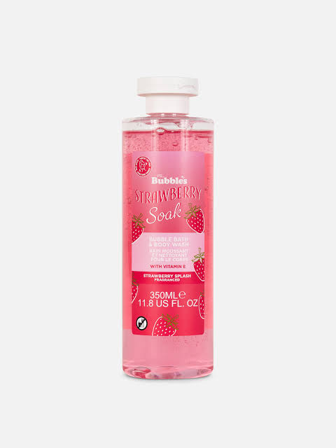Gel et bain de douche 2-en-1 à la fraise PS...Bubbles PRIMARK