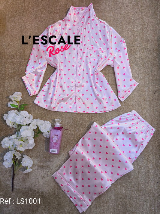 Pyjamas en satin LS1001