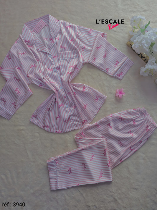 Pyjamas en satin 3940