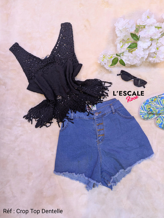 Crop Top Dentelle