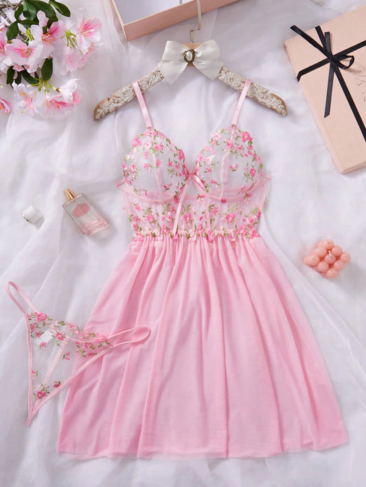 Nuisette pink a fleur shein