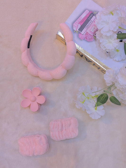 Set bondeau de lavage de visage ( 3 pieces )