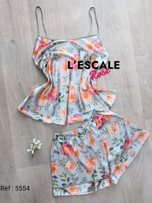 Ensemble short satin 5554