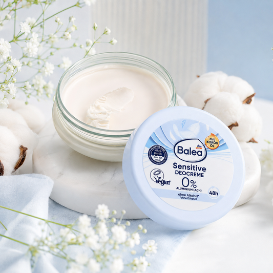 Balea Deocreme Sensitive 50 ml – Déodorant crème 48h peaux sensibles