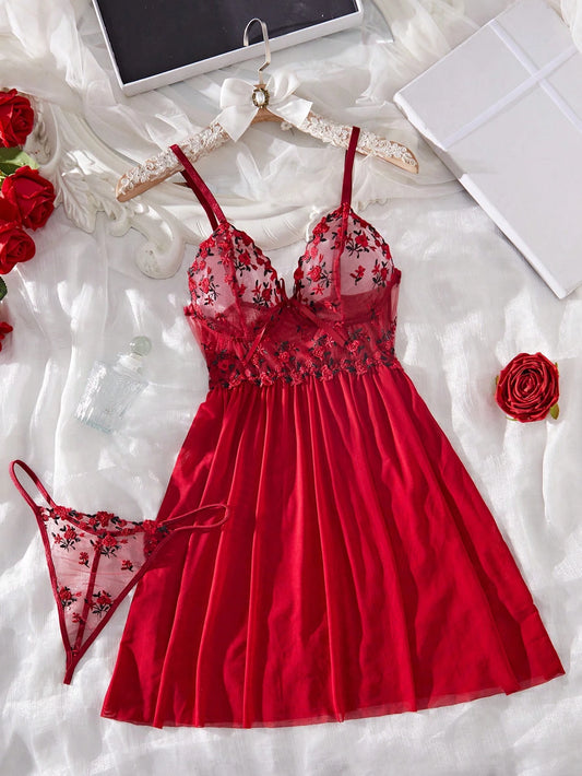 Nuisette Bordeaux fleur shein
