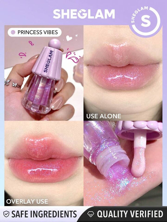 SHEGLAM Jelly Wow Hydrating Lip Oil-Pinkies Up