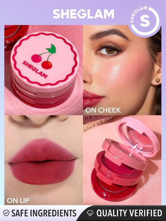 SHEGLAM Crème pour les joues et les lèvres Very Cherry