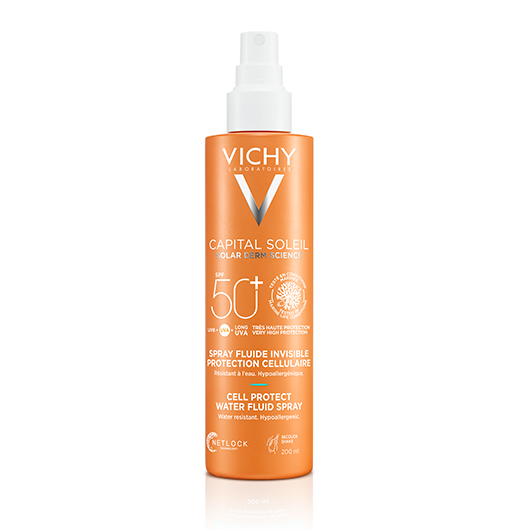 VICHY CAPITAL SOLEIL  SPRAY FLUIDE INVISIBLE PROTECTION CELLULAIRE SPF50+