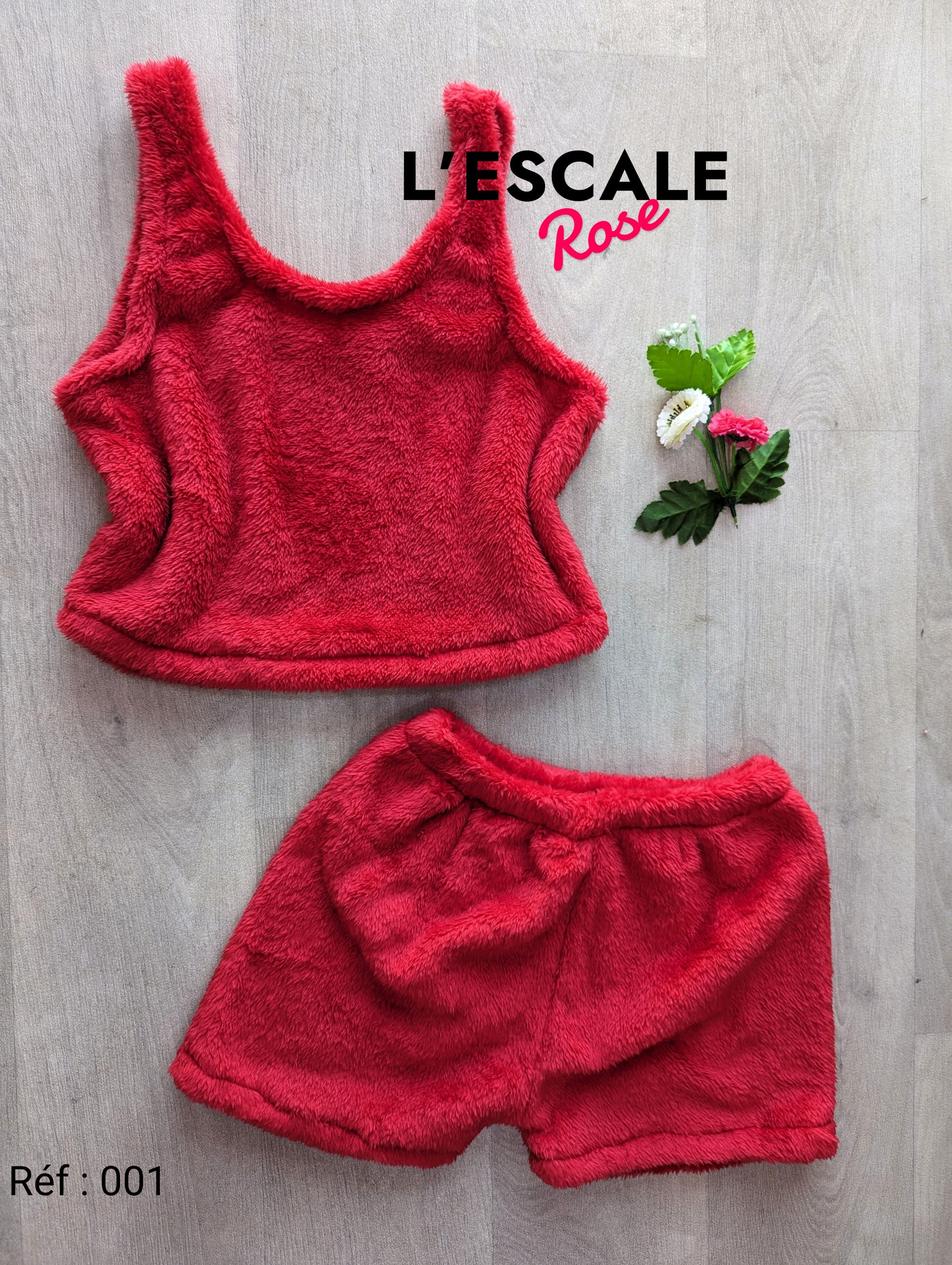 Pyjamas en satin VS5 – L'Escale Rose