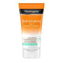 Neutrogena Anti-boutons : 2-en-1 nettoyant et masque 150ml