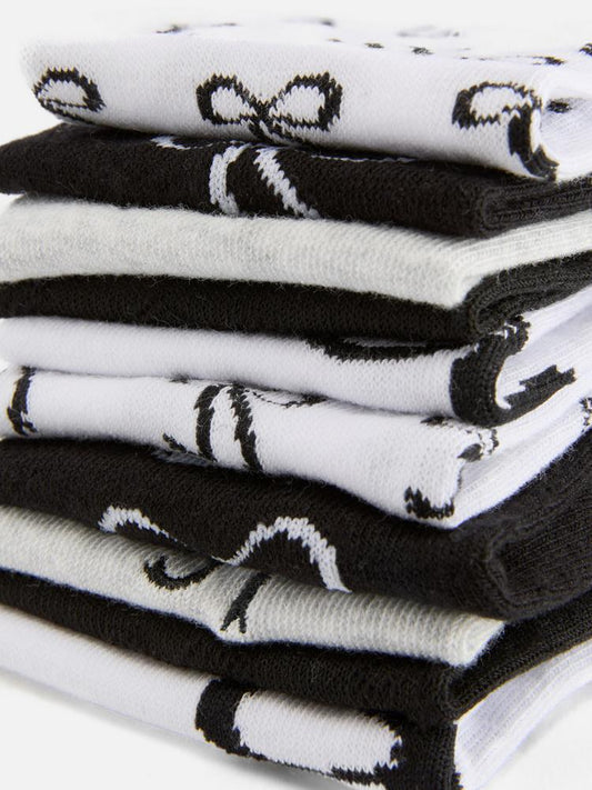 Lot de 5 paires de chaussettes à motifs nœud PRIMARK