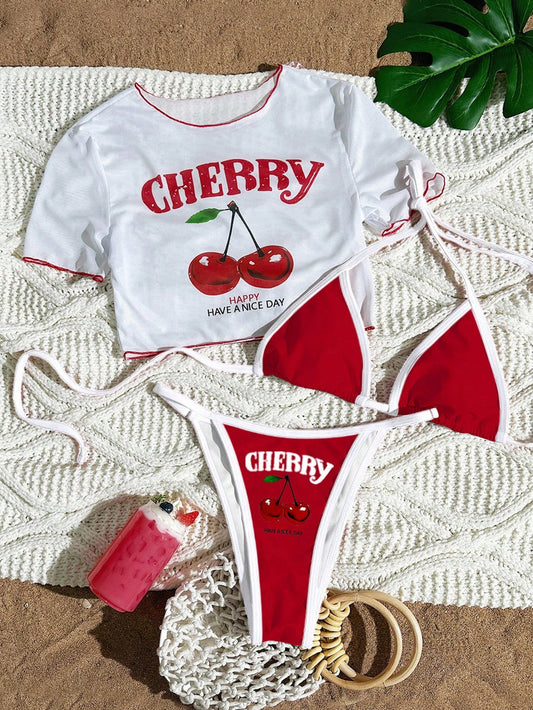 Bikini cerise Shien