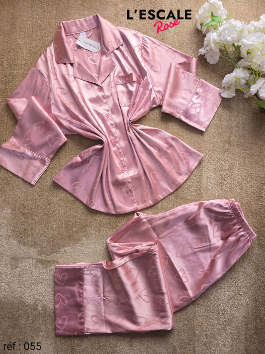 Pyjamas en satin 055