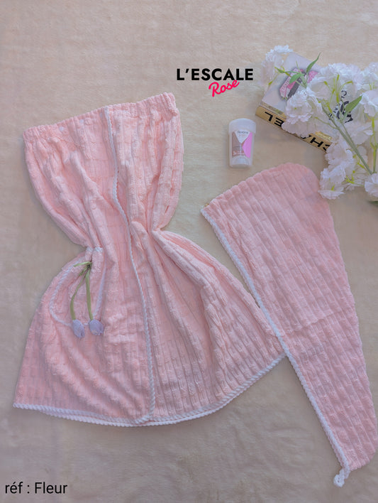 Sortie de bain Fleur