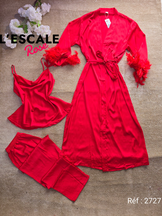 Pyjamas en satin 2727