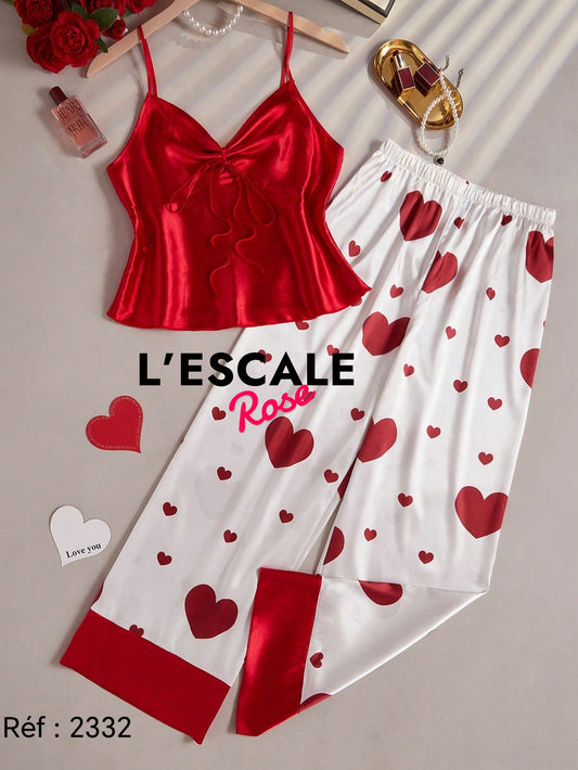 Pyjamas en satin 2332