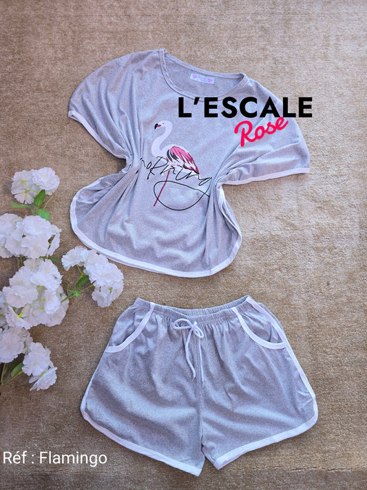 Pyjama d'été Flamingo