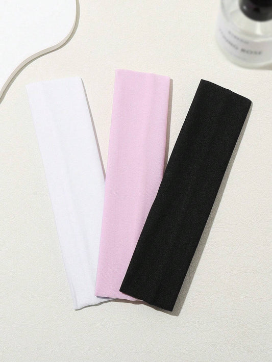 3 pièces Bandeaux de sport shein