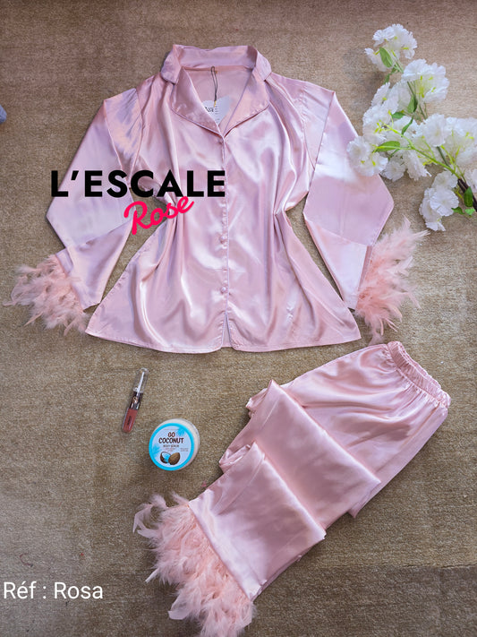 Pyjamas en satin Rosa