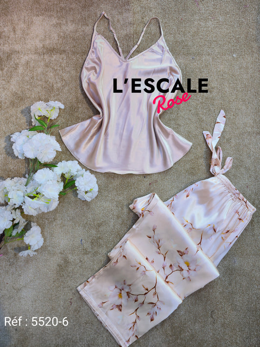 Pyjamas en satin 5520-6