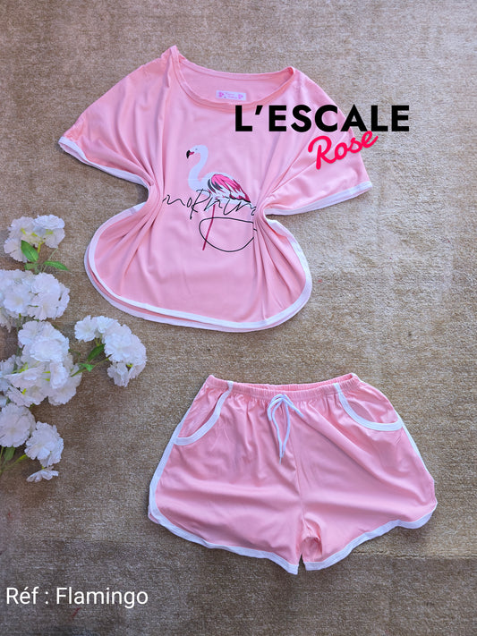 Pyjama d'été Flamingo