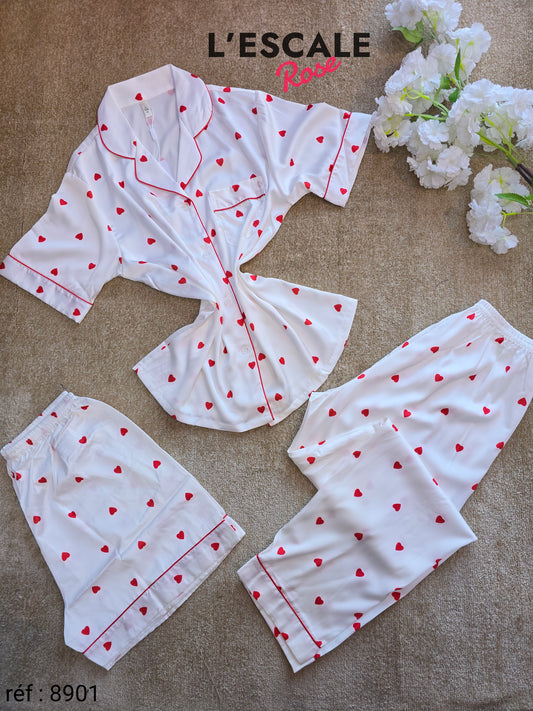 Pyjama d'été 3 Ps 8901
