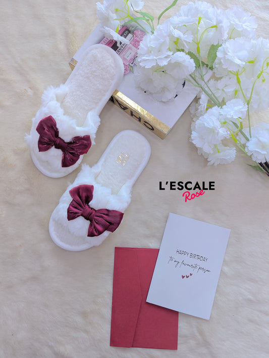 Pantoufles nœud papillon sx2407077240780639 Shein