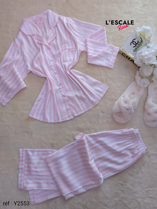 Pyjamas en satin Y2553